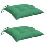 Cojines de silla de jardín 2 uds tela Oxford verde 40x40x7 cm en Decoración | Comprar online en Foru.es