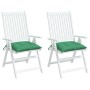 Cojines de silla de jardín 2 uds tela Oxford verde 40x40x7 cm en Decoración | Comprar online en Foru.es