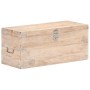 Baúl de madera maciza de acacia 90x40x40 cm de vidaXL, Baúles de almacenamiento - Ref: Foro24-289642, Precio: 256,39 €, Descu...