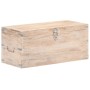 Baúl de madera maciza de acacia 90x40x40 cm de vidaXL, Baúles de almacenamiento - Ref: Foro24-289642, Precio: 256,39 €, Descu...