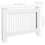 Mueble cubierta para radiador MDF 112 cm de vidaXL, Accesorios para radiadores de calefacción - Ref: Foro24-242189, Precio: 9...