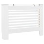 Cubierta para radiador MDF blanco 112x19x81,5 cm de vidaXL, Accesorios para radiadores de calefacción - Ref: Foro24-284320, P...