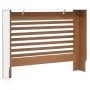Cubierta para radiador MDF blanco 112x19x81,5 cm de vidaXL, Accesorios para radiadores de calefacción - Ref: Foro24-284320, P...