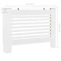 Cubierta para radiador MDF blanco 112x19x81,5 cm de vidaXL, Accesorios para radiadores de calefacción - Ref: Foro24-284320, P...