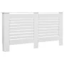 Cubierta para radiador MDF blanco 152x19x81,5 cm de vidaXL, Accesorios para radiadores de calefacción - Ref: Foro24-284321, P...