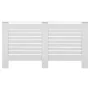 Cubierta para radiador MDF blanco 152x19x81,5 cm de vidaXL, Accesorios para radiadores de calefacción - Ref: Foro24-284321, P...