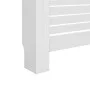 Cubierta para radiador MDF blanco 152x19x81,5 cm de vidaXL, Accesorios para radiadores de calefacción - Ref: Foro24-284321, P...