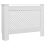 Cubierta para radiador MDF blanco 112x19x81,5 cm de vidaXL, Accesorios para radiadores de calefacción - Ref: Foro24-284323, P...