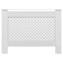 Cubierta para radiador MDF blanco 112x19x81,5 cm de vidaXL, Accesorios para radiadores de calefacción - Ref: Foro24-284323, P...