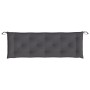 Cojín de banco de jardín tela Oxford gris antracita 150x50x7 cm en Decoración | Comprar online en Foru.es