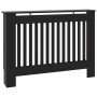 Cubierta para radiador MDF negro 112x19x81,5 cm de vidaXL, Accesorios para radiadores de calefacción - Ref: Foro24-288174, Pr...
