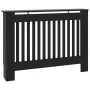Cubierta para radiador MDF negro 112x19x81,5 cm de vidaXL, Accesorios para radiadores de calefacción - Ref: Foro24-288174, Pr...