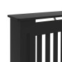 Cubierta para radiador MDF negro 112x19x81,5 cm de vidaXL, Accesorios para radiadores de calefacción - Ref: Foro24-288174, Pr...