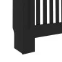 Cubierta para radiador MDF negro 112x19x81,5 cm de vidaXL, Accesorios para radiadores de calefacción - Ref: Foro24-288174, Pr...