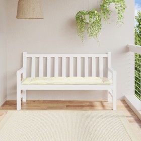 Cojín de banco de jardín tela Oxford blanco crema 150x50x7 cm en Decoración | Comprar online en Foru.es