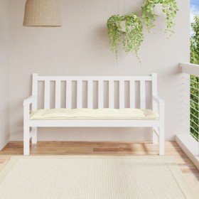 Cojín de banco de jardín tela Oxford blanco crema 150x50x7 cm en Decoración | Comprar online en Foru.es