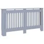 Cubierta para radiador MDF gris antracita 152x19x81,5 cm de vidaXL, Accesorios para radiadores de calefacción - Ref: Foro24-2...