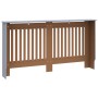 Cubierta para radiador MDF gris antracita 152x19x81,5 cm de vidaXL, Accesorios para radiadores de calefacción - Ref: Foro24-2...