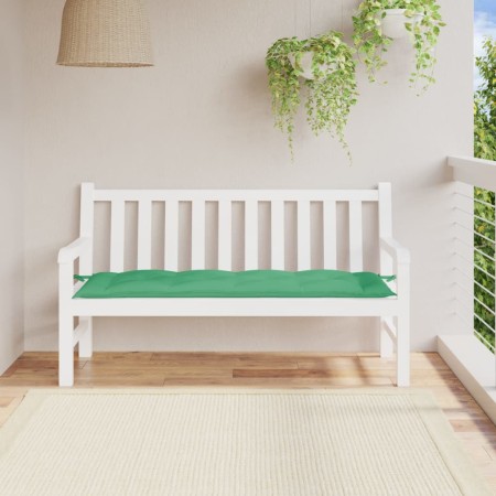 Cojín de banco de jardín tela Oxford verde 150x50x7 cm en Decoración | Comprar online en Foru.es
