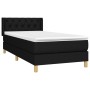 Cama box spring con colchón tela negro 80x200 cm de vidaXL, Camas y somieres - Ref: Foro24-3130467, Precio: 281,46 €, Descuen...