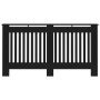 Cubierta para radiador MDF negro 152x19x81,5 cm de vidaXL, Accesorios para radiadores de calefacción - Ref: Foro24-288177, Pr...