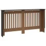 Cubierta para radiador MDF negro 152x19x81,5 cm de vidaXL, Accesorios para radiadores de calefacción - Ref: Foro24-288177, Pr...