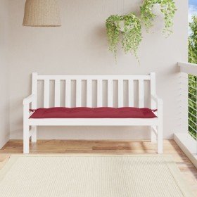 Cojín de banco de jardín tela Oxford rojo tinto 150x50x7 cm en Decoración | Comprar online en Foru.es