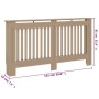 Cubierta para radiador MDF 152x19x81,5 cm de vidaXL, Accesorios para radiadores de calefacción - Ref: Foro24-288178, Precio: ...