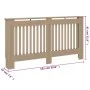 Cubierta para radiador MDF 152x19x81,5 cm de vidaXL, Accesorios para radiadores de calefacción - Ref: Foro24-288178, Precio: ...