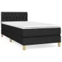Boxspringbett mit schwarzer Stoffmatratze 80x200 cm von vidaXL, Betten und Lattenroste - Ref: Foro24-3140811, Preis: 288,90 €...