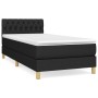 Cama box spring con colchón tela negro 80x200 cm de vidaXL, Camas y somieres - Ref: Foro24-3140811, Precio: 275,98 €, Descuen...