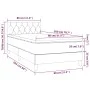 Boxspringbett mit schwarzer Stoffmatratze 80x200 cm von vidaXL, Betten und Lattenroste - Ref: Foro24-3140811, Preis: 288,90 €...