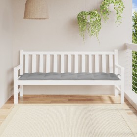 Cojín de banco de jardín tela Oxford gris 180x50x7 cm en Decoración | Comprar online en Foru.es