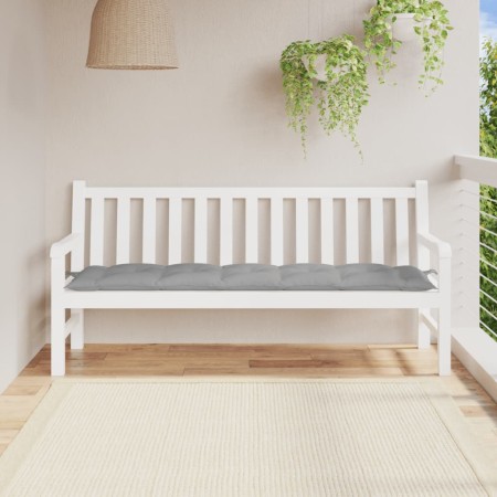 Cojín de banco de jardín tela Oxford gris 180x50x7 cm en Decoración | Comprar online en Foru.es