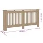 Cubierta para radiador MDF 172x19x81 cm de vidaXL, Accesorios para radiadores de calefacción - Ref: Foro24-288181, Precio: 61...