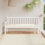 Cojín de banco de jardín tela Oxford blanco crema 180x50x7 cm en Decoración | Comprar online en Foru.es