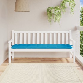 Cojín de banco de jardín tela Oxford azul 180x50x7 cm en Decoración | Comprar online en Foru.es