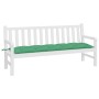 Cojín de banco de jardín tela Oxford verde 180x50x7 cm en Decoración | Comprar online en Foru.es