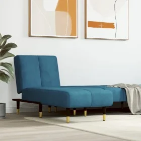 Blue Velvet Divan Sofa by vidaXL, Daybeds - Ref: Foro24-352792, Price: 173,86 €, Discount: %