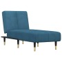 Sofá diván de terciopelo azul de vidaXL, Divanes - Ref: Foro24-352792, Precio: 144,01 €, Descuento: %