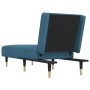 Sofá diván de terciopelo azul de vidaXL, Divanes - Ref: Foro24-352792, Precio: 144,01 €, Descuento: %