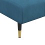 Sofá diván de terciopelo azul de vidaXL, Divanes - Ref: Foro24-352792, Precio: 144,01 €, Descuento: %