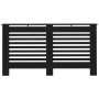 Cubierta para radiador MDF negro 152x19x81,5 cm de vidaXL, Accesorios para radiadores de calefacción - Ref: Foro24-288186, Pr...