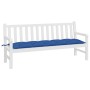 Cojín de banco de jardín tela Oxford azul 180x50x7 cm en Decoración | Comprar online en Foru.es