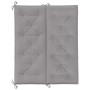 Cojín de banco de jardín tela Oxford gris 120x(50+50)x7 cm en Decoración | Comprar online en Foru.es