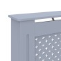 Cubierta para radiador MDF gris antracita 112x19x81,5 cm de vidaXL, Accesorios para radiadores de calefacción - Ref: Foro24-2...