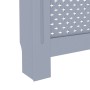 Cubierta para radiador MDF gris antracita 112x19x81,5 cm de vidaXL, Accesorios para radiadores de calefacción - Ref: Foro24-2...