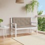 Cojín de banco de jardín tela Oxford taupe 120x(50+50)x7 cm en Decoración | Comprar online en Foru.es