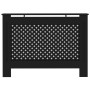Cubierta para radiador MDF negro 112x19x81,5 cm de vidaXL, Accesorios para radiadores de calefacción - Ref: Foro24-288192, Pr...