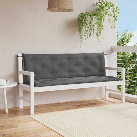 Cojín de banco de jardín tela Oxford antracita 150x(50+50)x7 cm en Decoración | Comprar online en Foru.es